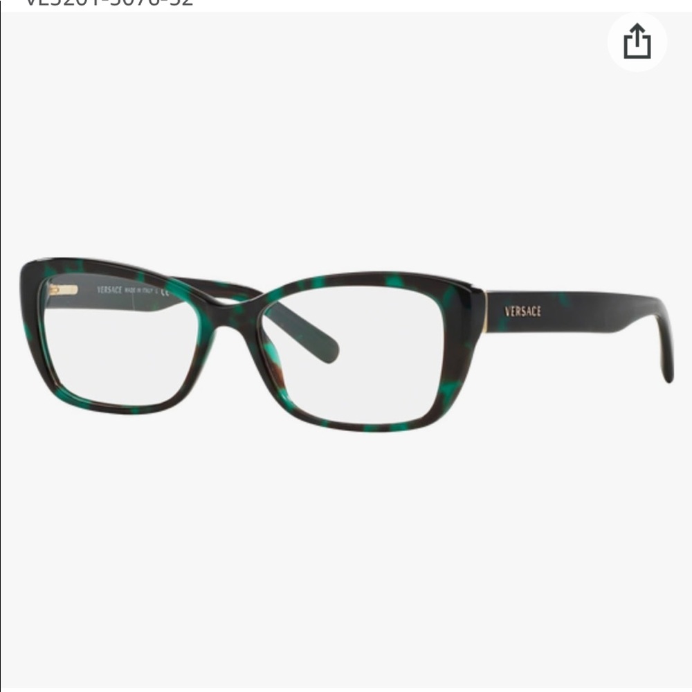 Versace Green Havana eye frames